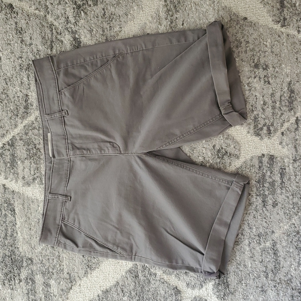 LOFT Gray Bermuda Shorts